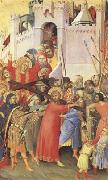 Simone Martini The Road to Calvary (mk08) oil painting on canvas